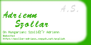 adrienn szollar business card